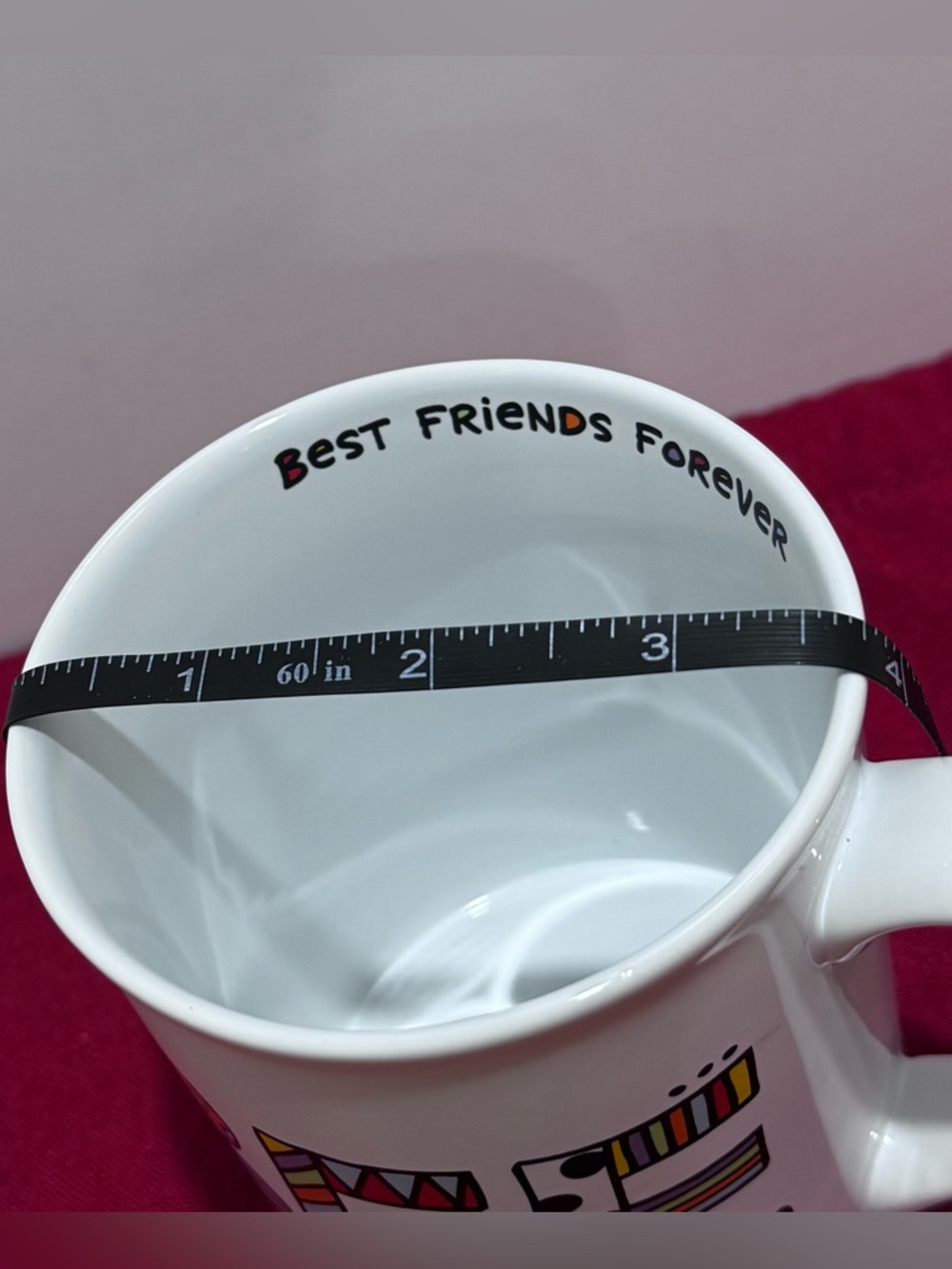 Best Friends Forever B❤️F❤️F Mug Our Name is Mud by Lorrie Veasey UNUSED - Picture 11 of 13